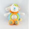 Doudou veilleuse chien bleu vert orange BABY NAT