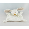 Doudou plat lapin gris beige GRAIN DE BLE