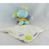 Doudou poisson violet vert bleu mouchoir BABY SUN