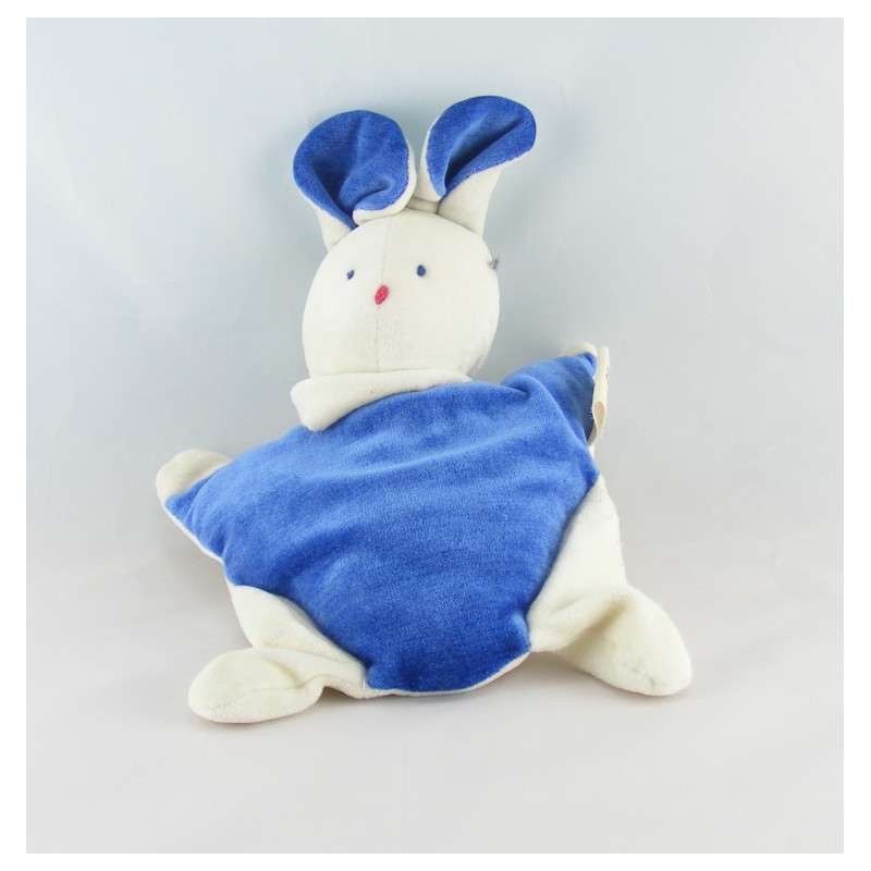 Doudou marionnette lapin blanc Calidoux Nature HISTOIRE D'OURS