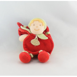 Doudou lutin fille pomme rouge DOUDOU ET COMPAGNIE