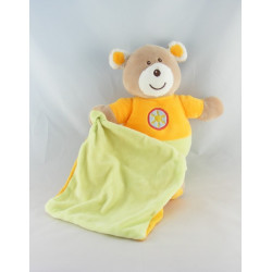 Doudou ours bleu AJENA