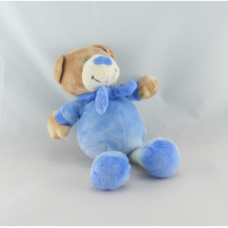Doudou plat lapin bleu GRAIN DE BLE