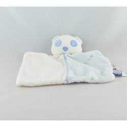 Doudou hochet Lapin bleu Sucre d'Orge