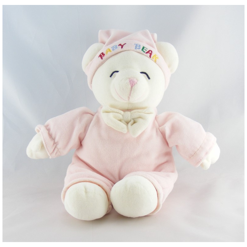 Doudou ours Baby Bear rose lune GIPSY