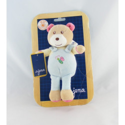 Doudou ours bleu AJENA