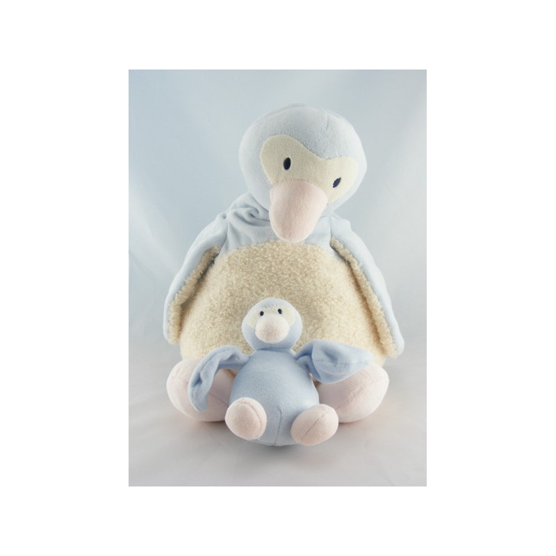 Doudou hochet ours jaune blanc NATURE ET DECOUVERTE