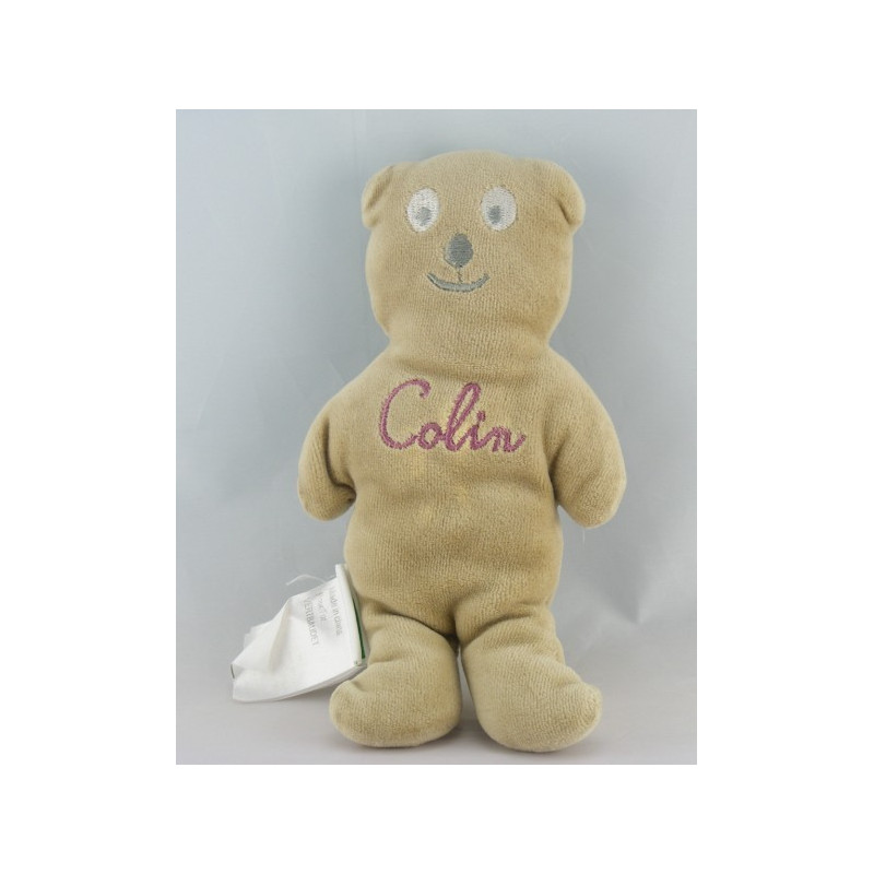 Doudou ours beige Calin VERTBAUDET