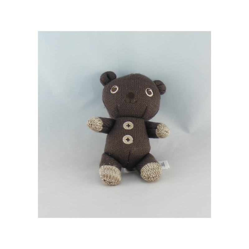 Doudou ours beige marron HM H ET M