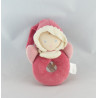 Doudou anneau hochet lutin poupée rose BABI COROLLE