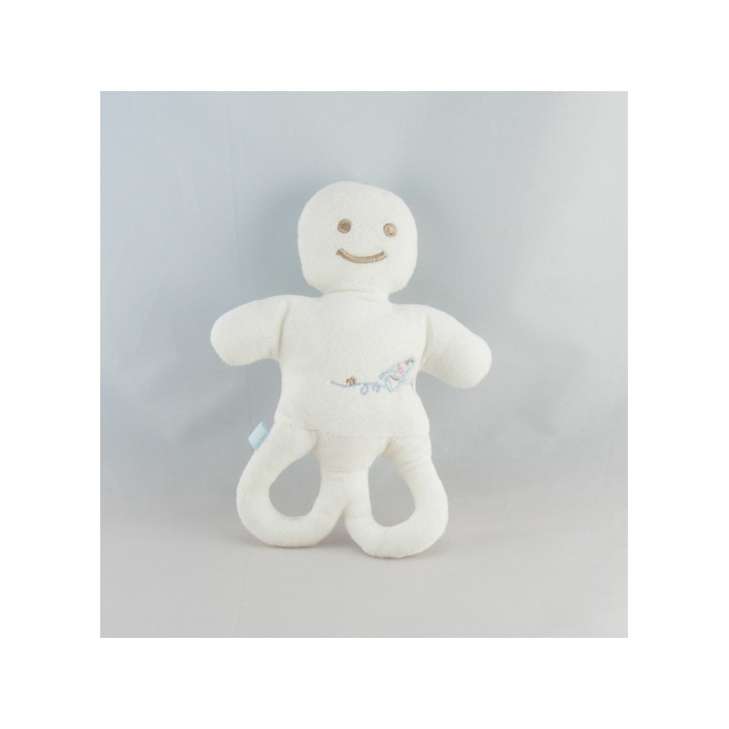 Doudou hochet forme OB rose pois OBAIBI