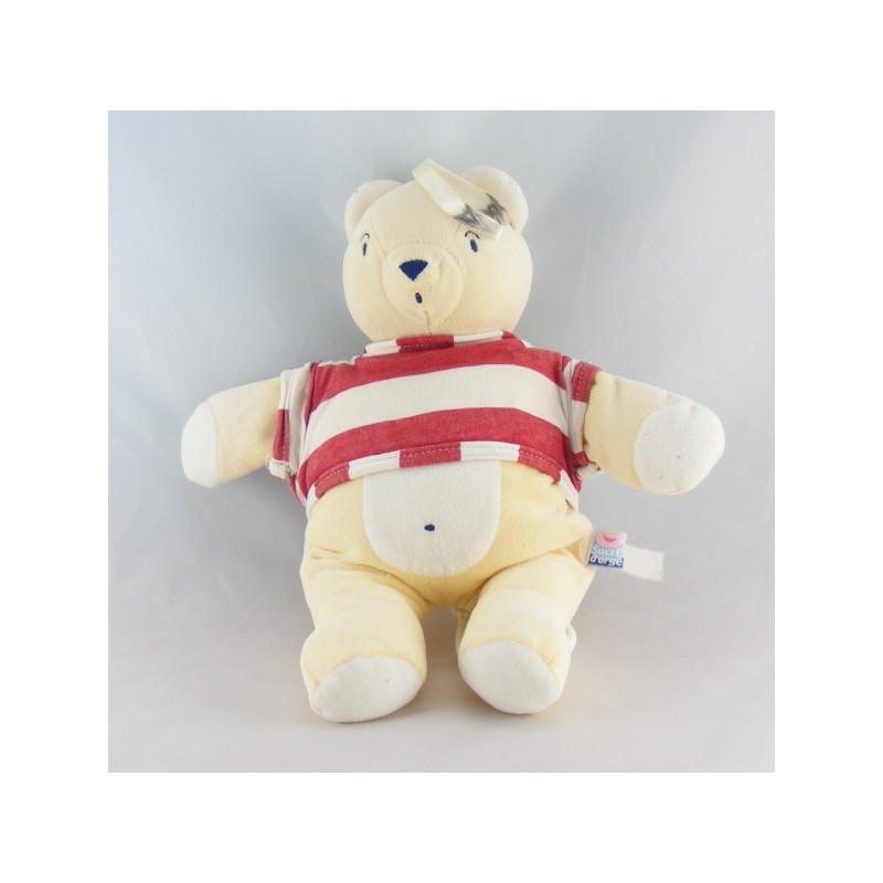 Doudou anneau hochet souris grise SUCRE D'ORGE