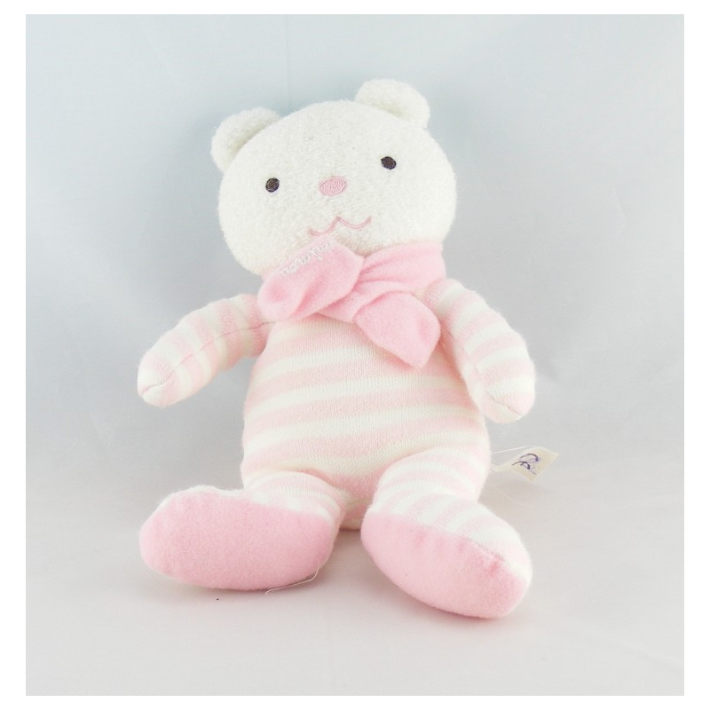 Doudou ours rose Luminou JEMINI