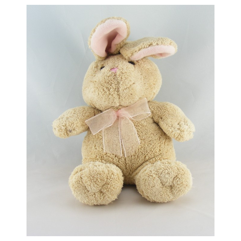 Doudou lapin rose avec bonnet GIPSY