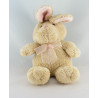 Doudou lapin rose avec bonnet GIPSY