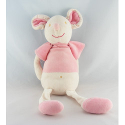 Doudou souris rose SUCRE D'ORGE