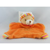 Doudou et compagnie plat Ours orange cannelle 