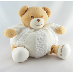 Doudou ours blanc neige bonnet Russe TAKINOU