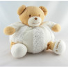 Doudou ours blanc neige bonnet Russe TAKINOU