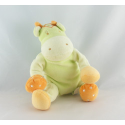 Doudou vache verte SUCRE D'ORGE