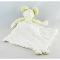 Doudou souris orange mouchoir Cajou SUCRE D'ORGE