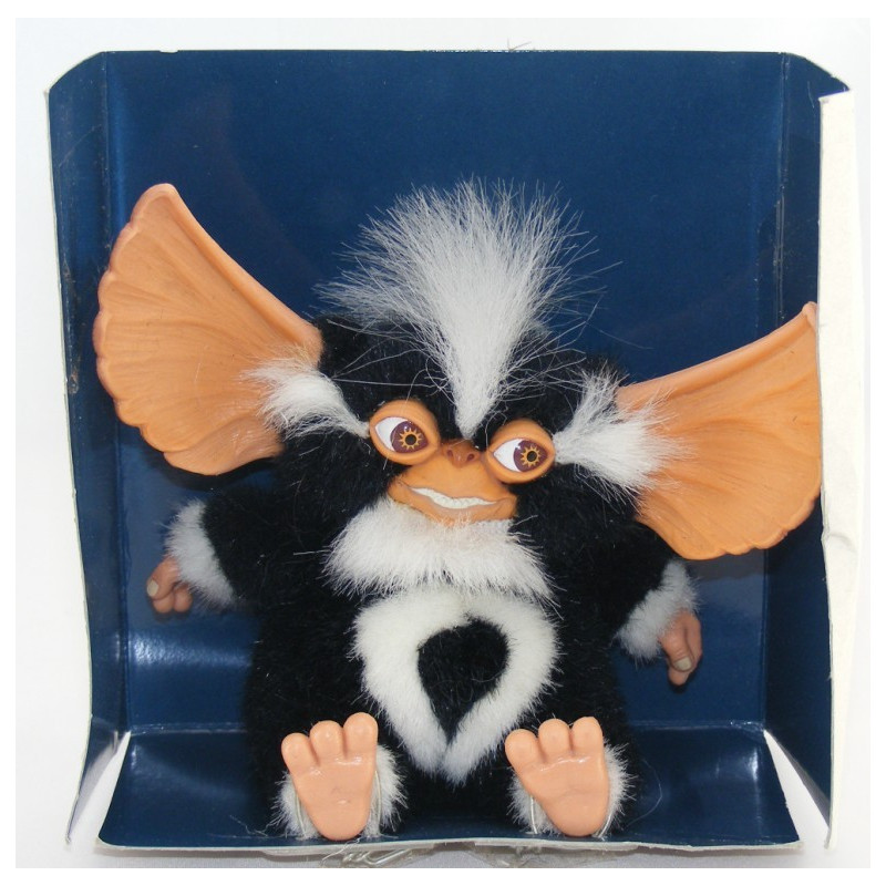 Rare petite Peluche figurine Gizmo Gremlins Mogwai en costume WARNER BROS