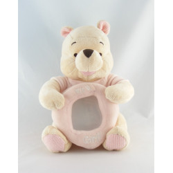 Doudou Winnie l'Ourson créme pull rose Disney 