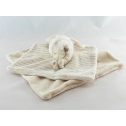 Doudou plat chien lapin gris Oscar J-LINE NEUF