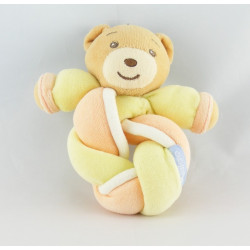 Mini Doudou ours rose jaune noeud candies lollies KALOO
