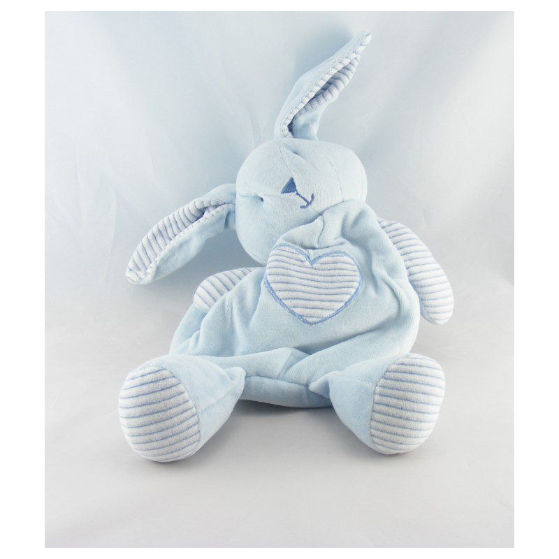 Doudou range pyjama lapin rose coeur SIPLEC