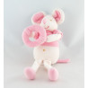 Doudou souris rose SUCRE D'ORGE