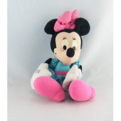 Doudou Minnie l'amie de Mickey robe bleu DISNEY