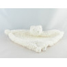 Doudou plat carré lapin blanc CARREFOUR