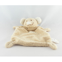 Doudou plat souris Beige Je m'appelle NICOTOY