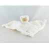 Doudou plat triangle ours blanc CARREFOUR