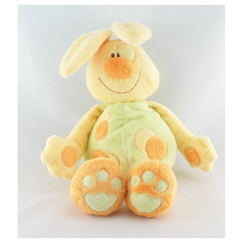 Doudou lapin orange étoile KIABI BEBE