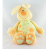 Doudou lapin orange étoile KIABI BEBE
