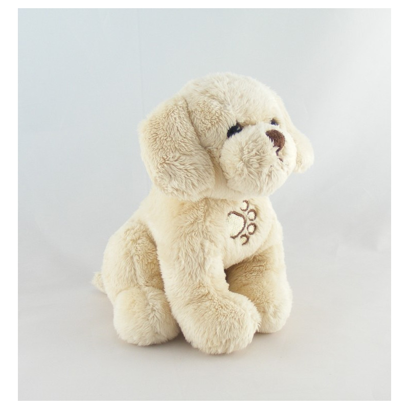 Doudou chien blanc qui aboie GIPSY