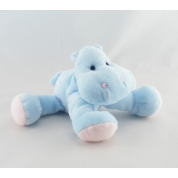 Doudou girafe verte bleu TIGEX