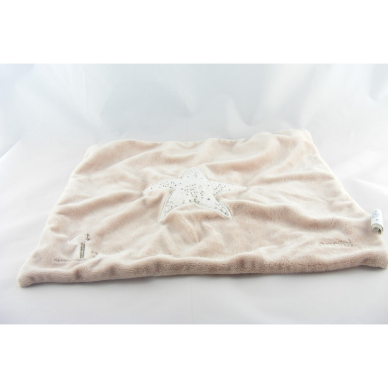 Doudou plat Lapin Beige OBAIBI