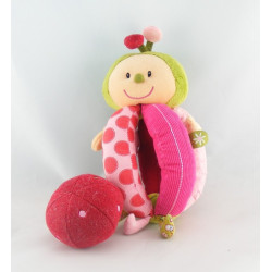 Doudou lion beige orange LILLIPUTIENS