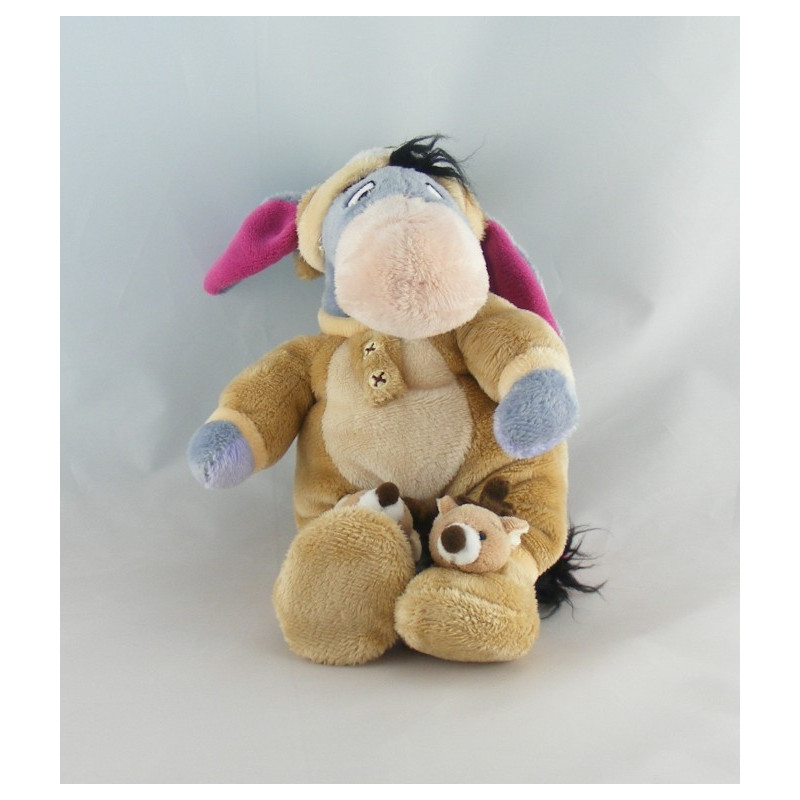 Doudou Bourriquet déguisé en cerf Noël Collection Disney