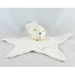 Doudou Plat Etoile Ours endormi feuille brodé Kaloo lot de 2