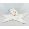 Doudou Plat Etoile Ours endormi feuille brodé Kaloo lot de 2
