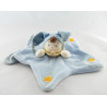 Doudou plat étoile lutin garçon bleu NICOTOY (taché)