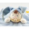 Doudou plat étoile lutin garçon bleu NICOTOY (taché)