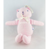 Doudou souris rose SUCRE D'ORGE