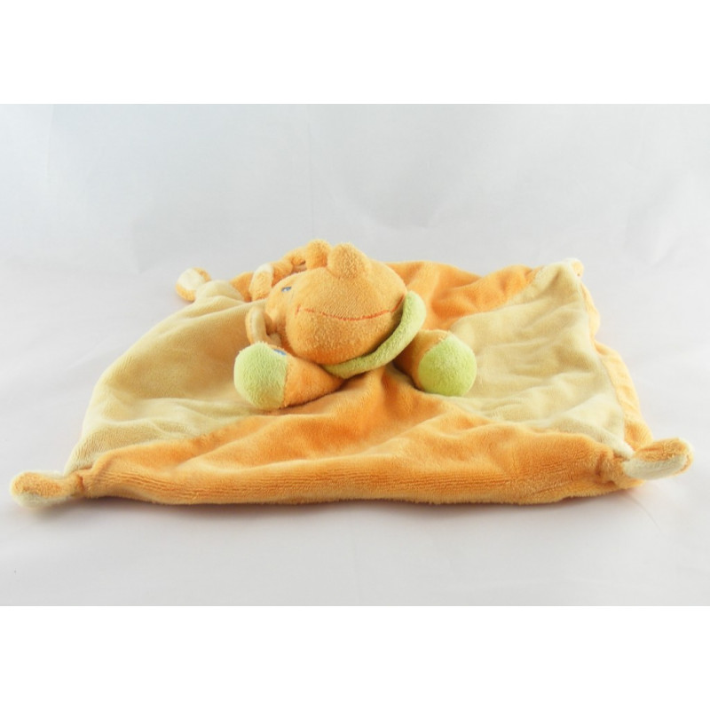 Doudou plat rhinocéros orange KITCHOUN KIABI