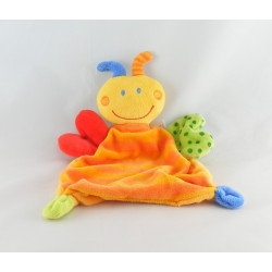 Doudou plat papillon abeille jaune BABY CLUB