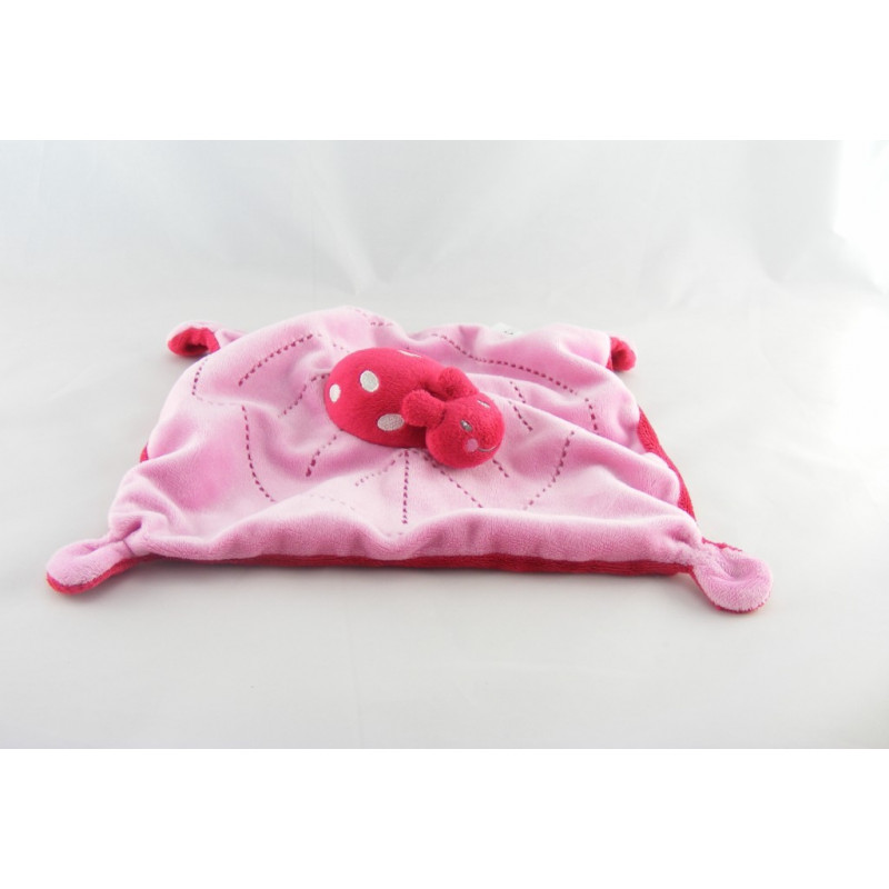 Doudou papillon vert rose orange KIABI 